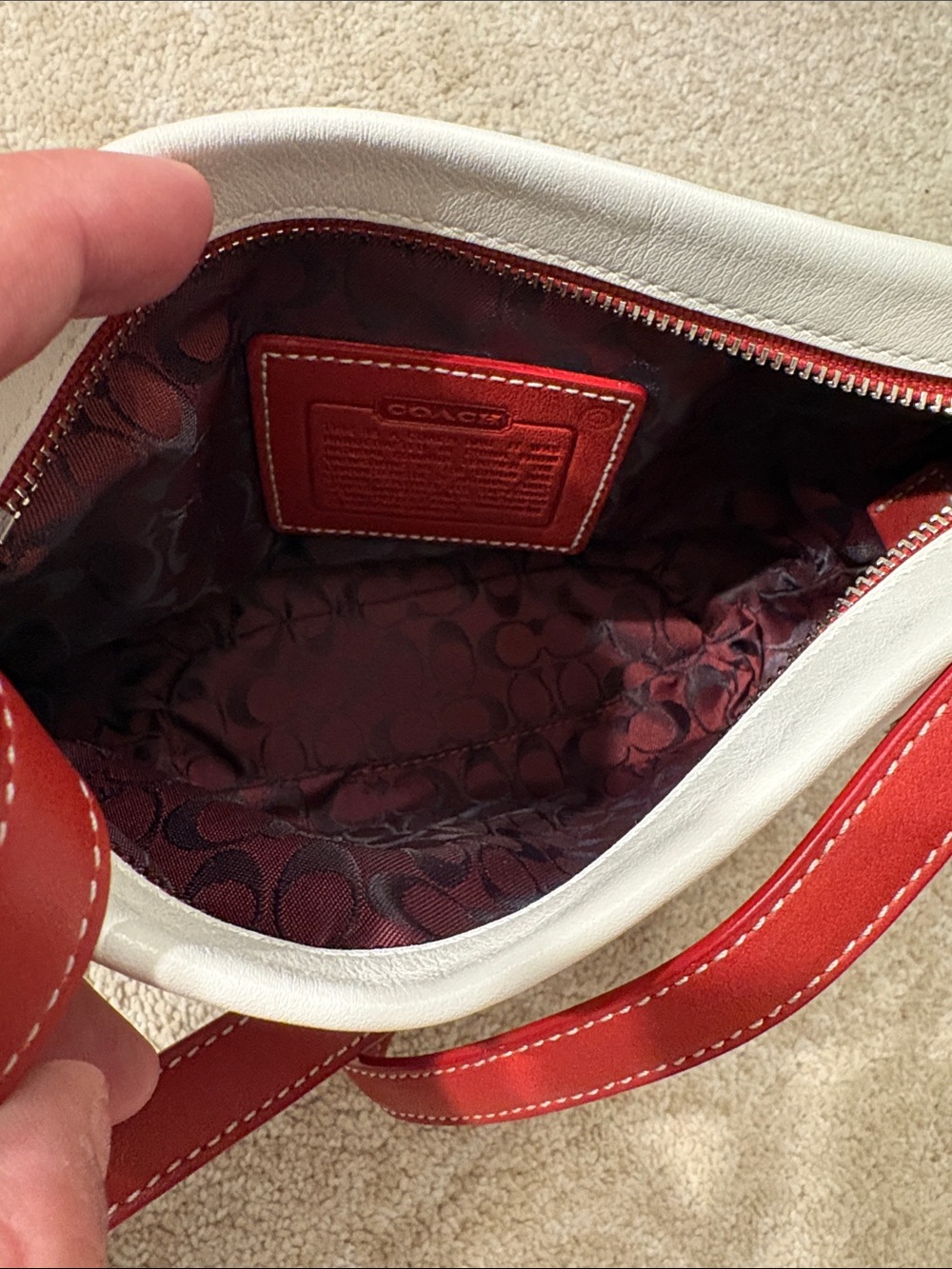 Coach Leather Mini Bag ❤️ - Picture 7 of 8